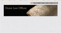 Desktop Screenshot of dunstlawoffices.com