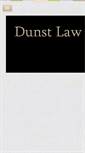 Mobile Screenshot of dunstlawoffices.com